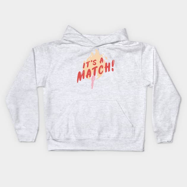Its a match Kids Hoodie by busines_night
